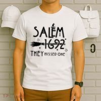 Salem 1692 They Missed One Witch Halloween T-Shirt thumb 6