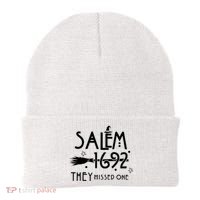Salem 1692 They Missed One Witch Halloween Beanie thumb 0