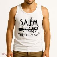 Salem 1692 They Missed One Witch Halloween Tank Top thumb 3