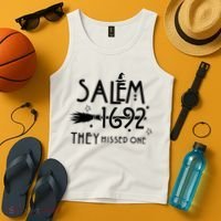 Salem 1692 They Missed One Witch Halloween Tank Top thumb 4