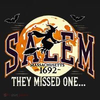 Salem 1692 Witch Trials They Missed One Halloween Pajama Set thumb 2