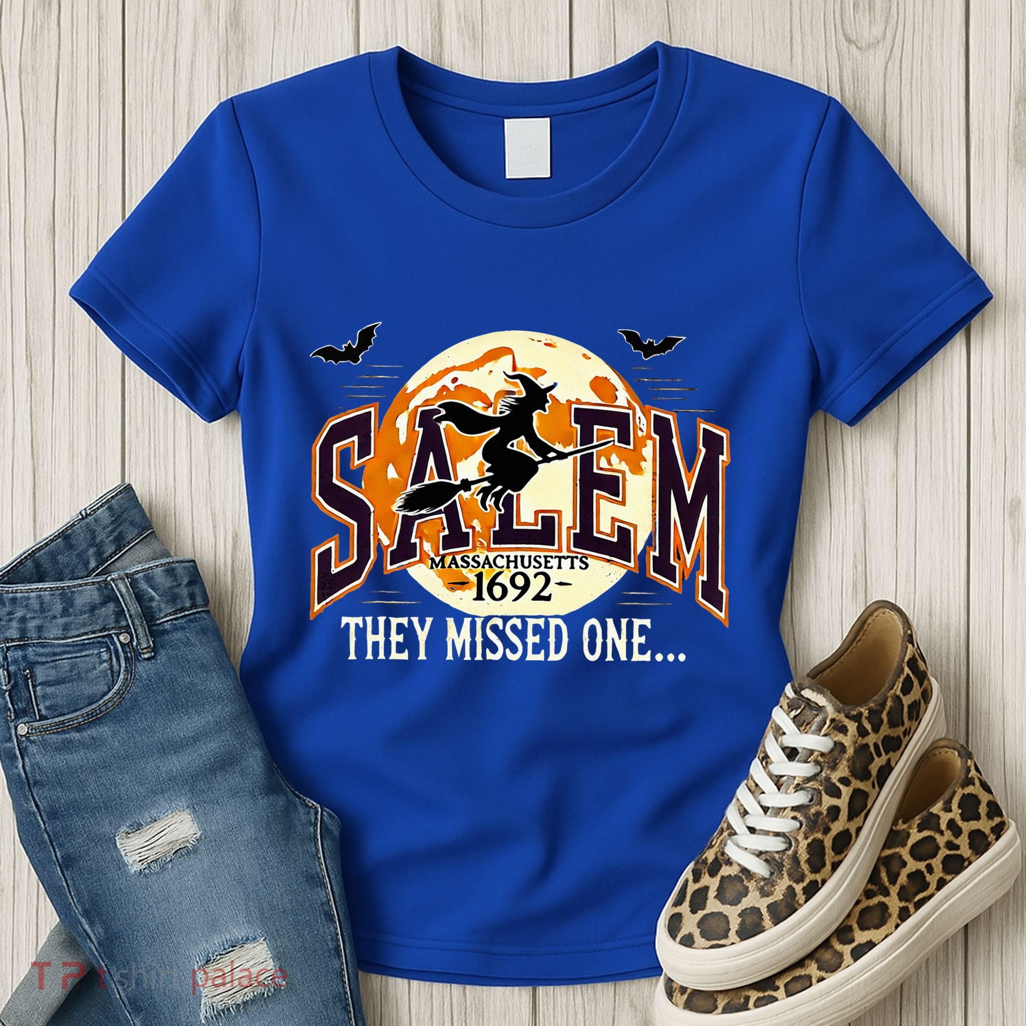 Salem 1692 Witch Trials They Missed One Halloween Women's T-Shirt