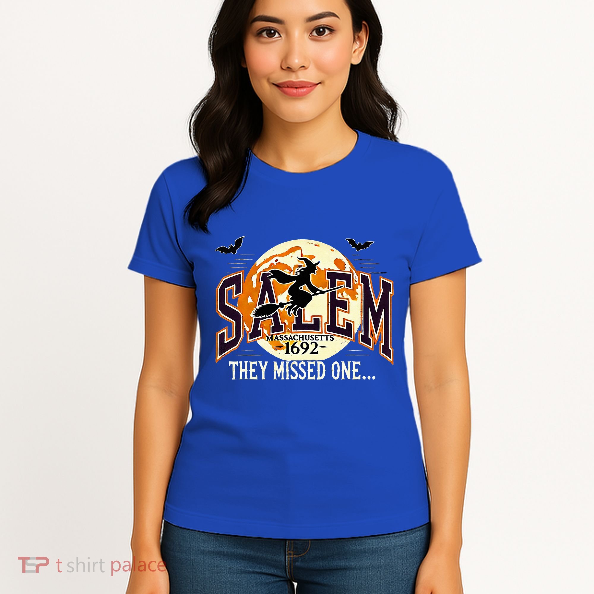 Salem 1692 Witch Trials They Missed One Halloween Women's T-Shirt
