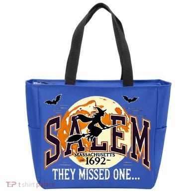 Salem 1692 Witch Trials They Missed One Halloween Tote Bag