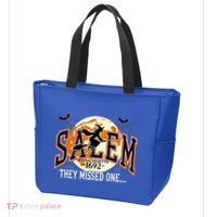 Salem 1692 Witch Trials They Missed One Halloween Tote Bag thumb 3