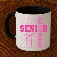 Senior 2026 Coquette Coffee Mug thumb 2