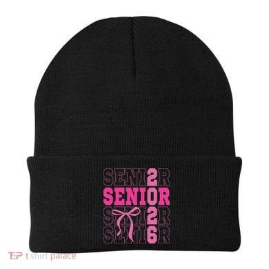Senior 2026 Coquette Beanie