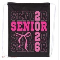 Senior 2026 Coquette Drawstring Bag thumb 0