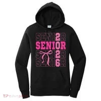 Senior 2026 Coquette Women's Hoodie thumb 0