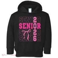 Senior 2026 Coquette Toddler Hoodie thumb 0