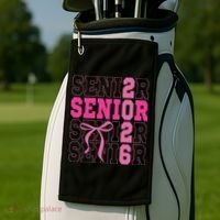 Senior 2026 Coquette Golf Towel thumb 2