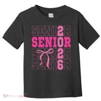 Senior 2026 Coquette Toddler T-Shirt thumb 0