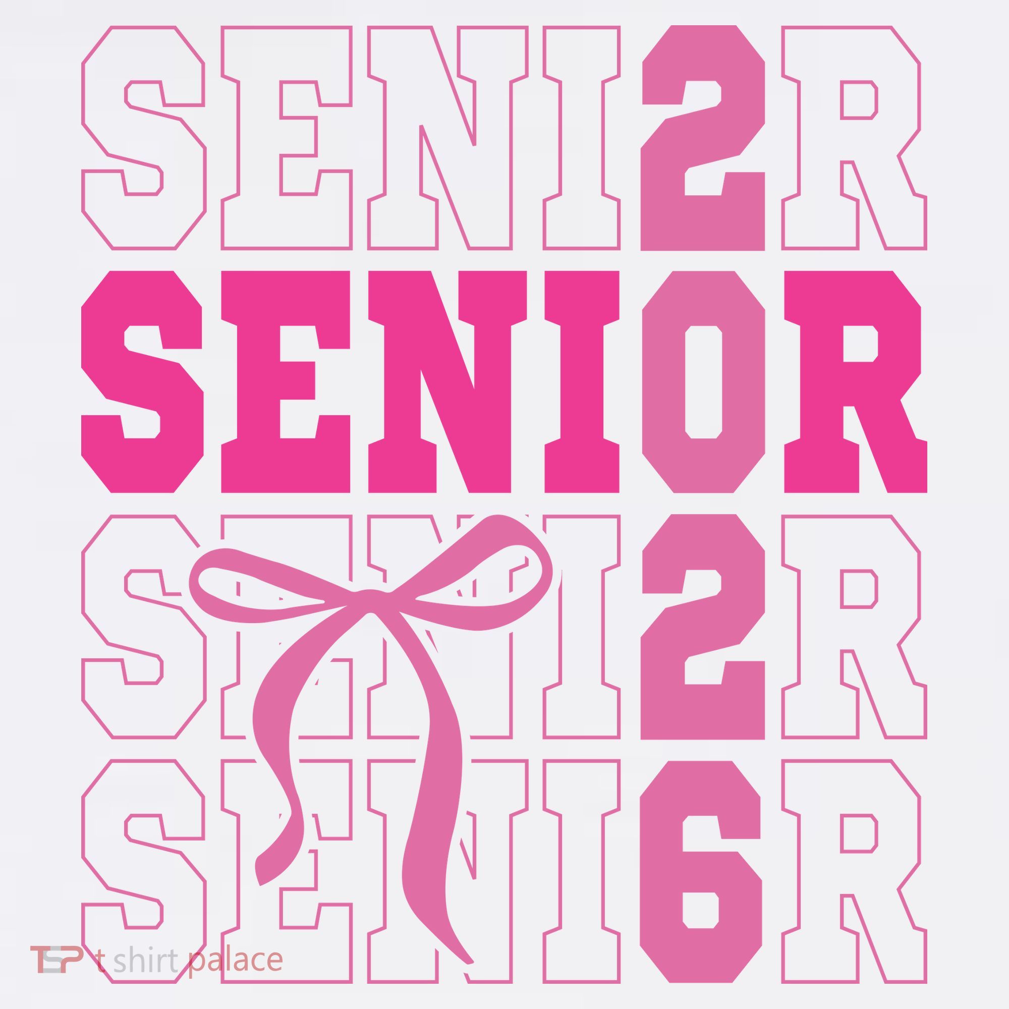 Senior 2026 Coquette Garment-Dyed Sweatshirt