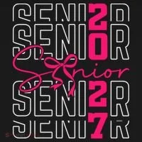 Senior 2027 Class Graduation Grad Button thumb 1