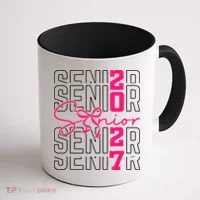 Senior 2027 Class Graduation Grad Coffee Mug thumb 1