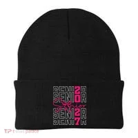 Senior 2027 Class Graduation Grad Beanie thumb 0