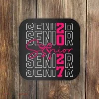 Senior 2027 Class Graduation Grad Coaster thumb 0