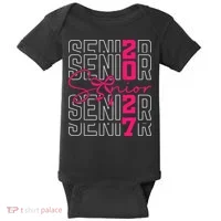Senior 2027 Class Graduation Grad Baby Bodysuit thumb 0