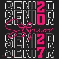 Senior 2027 Class Graduation Grad Hat thumb 2