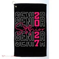 Senior 2027 Class Graduation Grad Golf Towel thumb 0