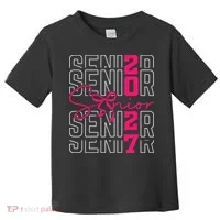 Senior 2027 Class Graduation Grad Toddler T-Shirt thumb 0