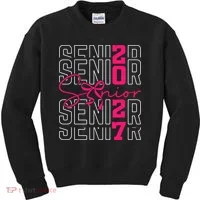 Senior 2027 Class Graduation Grad Kids Sweatshirt thumb 0