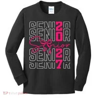 Senior 2027 Class Graduation Grad Kids Long Sleeve Shirt thumb 0