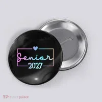 Senior 2027 Cute Graduation Grad Button thumb 0