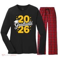 Senior 2026 Class Of Graduation Women's Long Sleeve Flannel Pajama Set  thumb 0