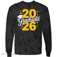 Senior 2026 Class Of Graduation Tie-Dye Long Sleeve Shirt thumb 0