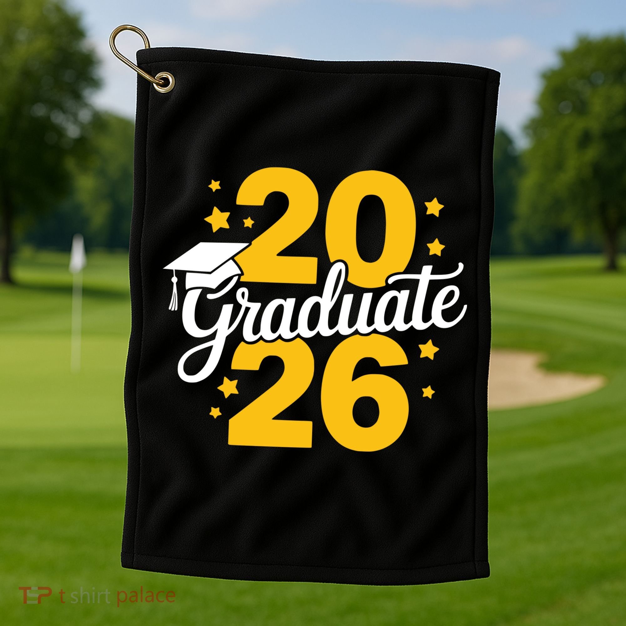 Senior 2026 Class Of Graduation Golf Towel