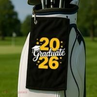 Senior 2026 Class Of Graduation Golf Towel thumb 2