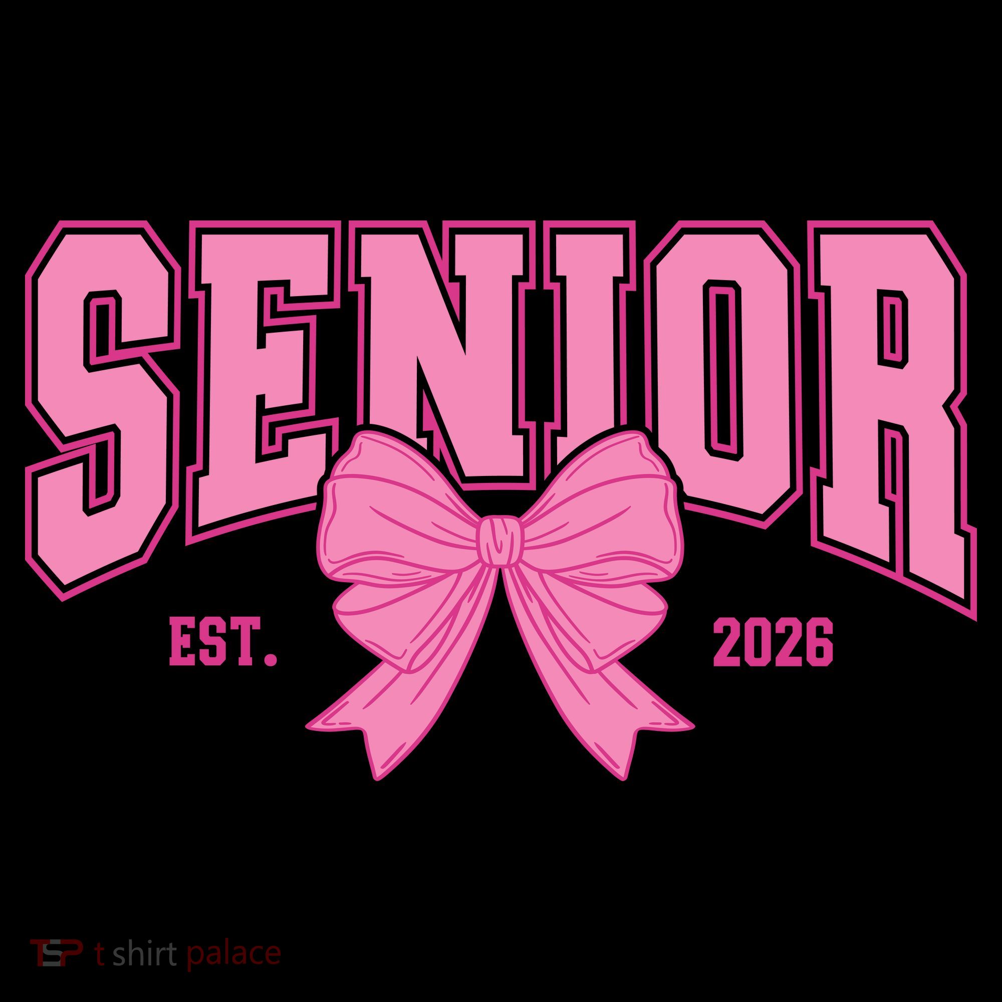 Senior 2026 Coquette Pink Bow Graduation Graduate Coffee Mug
