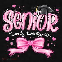 Senior 2026 Gril Graduate Graduation Ladies PosiCharge Tri-Blend Wicking Tank thumb 2