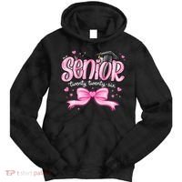 Senior 2026 Gril Graduate Graduation Tie Dye Hoodie thumb 0