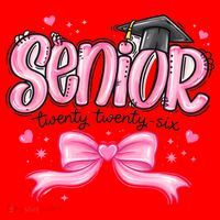 Senior 2026 Gril Graduate Graduation Santa Hat thumb 1