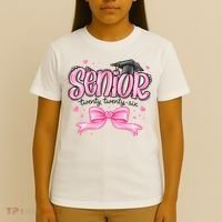 Senior 2026 Gril Graduate Graduation T-Shirt thumb 4