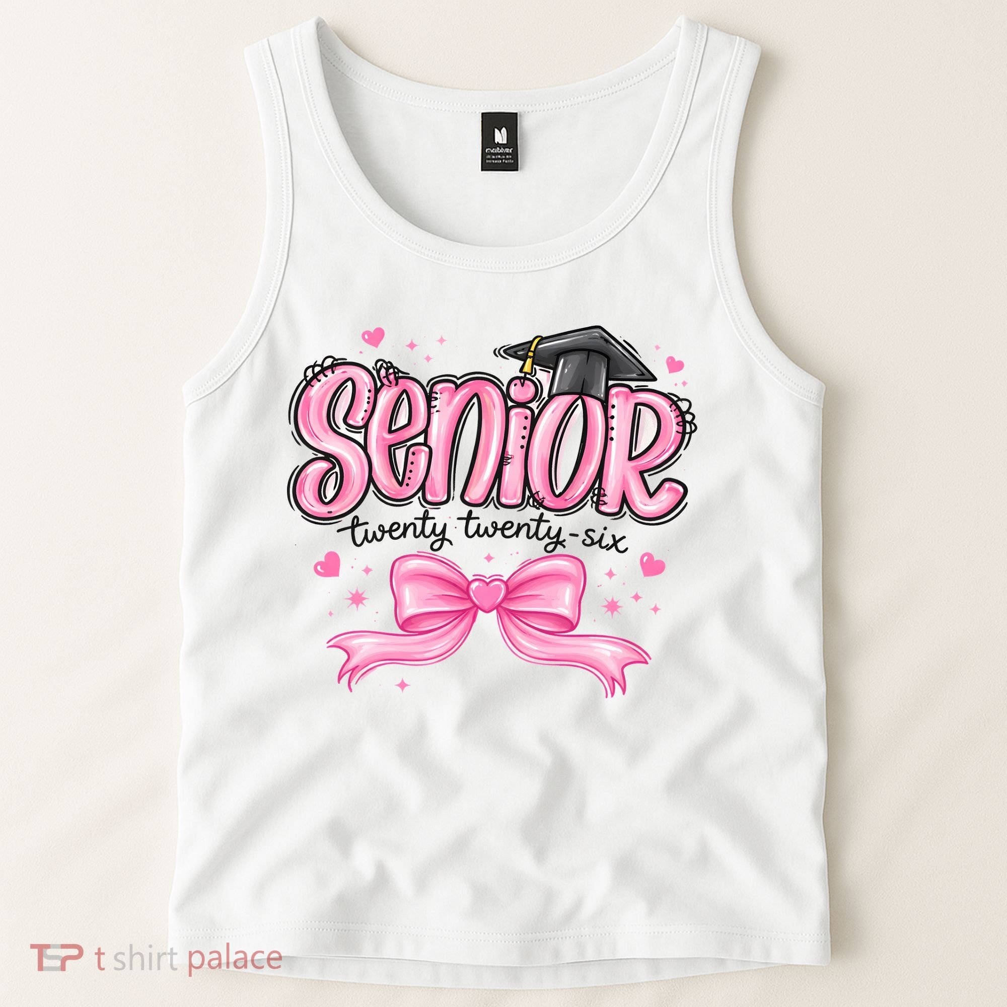 Senior 2026 Gril Graduate Graduation Tank Top