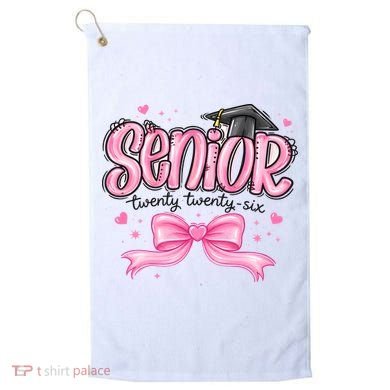 Senior 2026 Gril Graduate Graduation Golf Towel