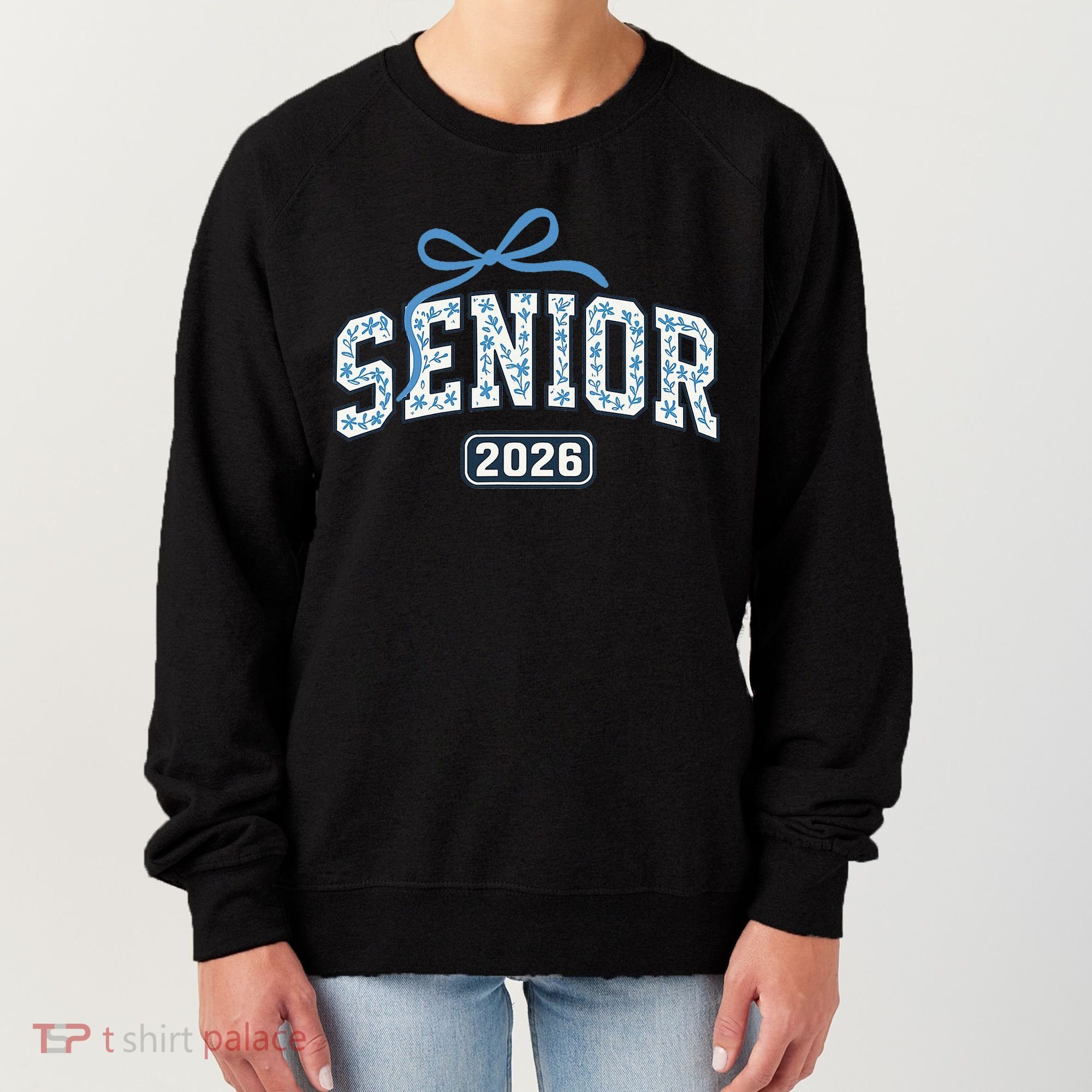 Senior 2026 Graduation Floral Pattern Women's Sweatshirt