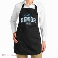 Senior 2026 Graduation Floral Pattern Apron thumb 2
