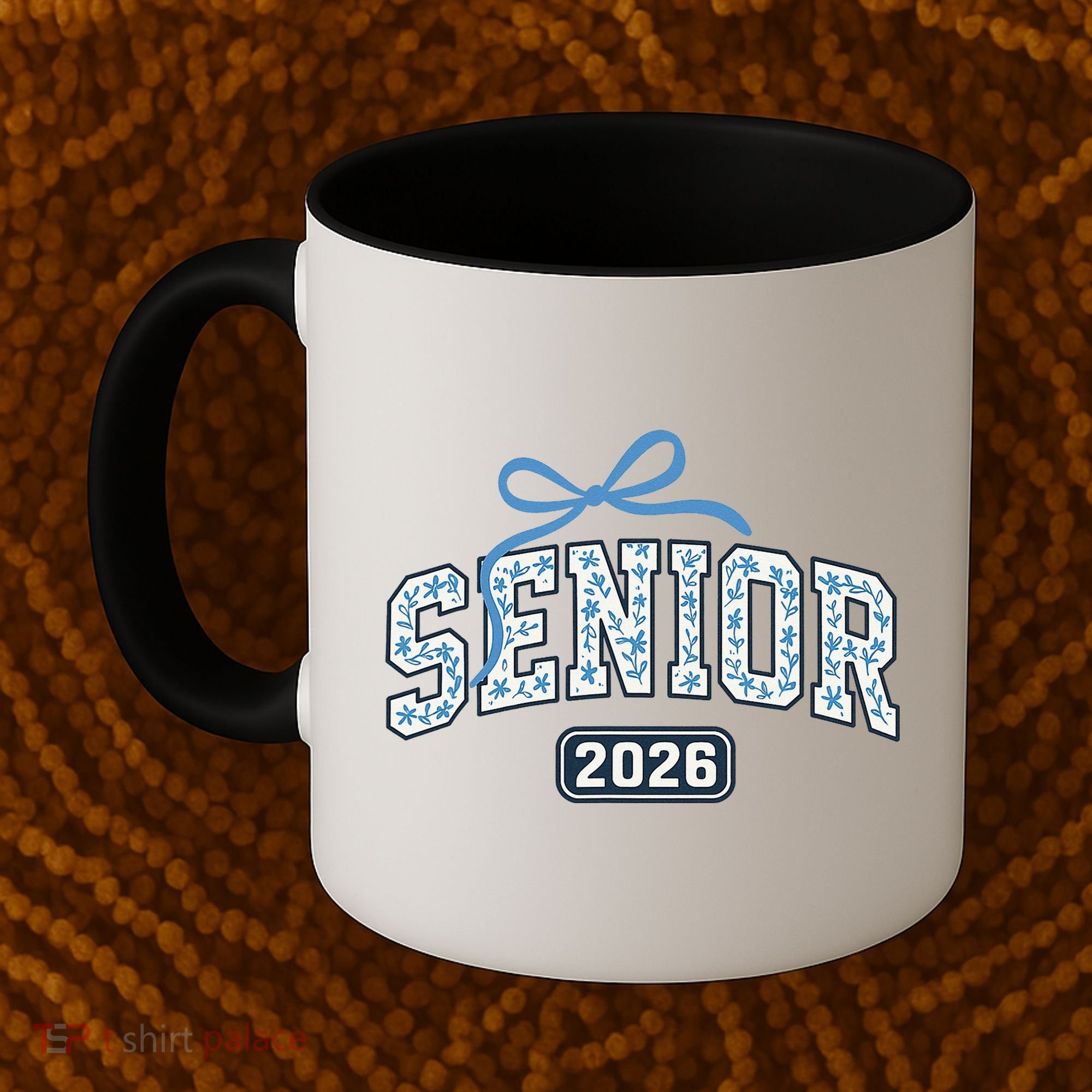 Senior 2026 Graduation Floral Pattern Coffee Mug