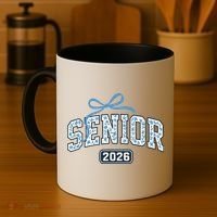 Senior 2026 Graduation Floral Pattern Coffee Mug thumb 4