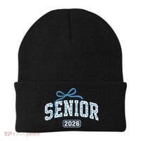 Senior 2026 Graduation Floral Pattern Beanie thumb 0