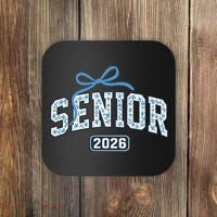 Senior 2026 Graduation Floral Pattern Coaster thumb 0
