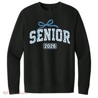 Senior 2026 Graduation Floral Pattern V.I.T. Fleece Crew Sweatshirt thumb 0
