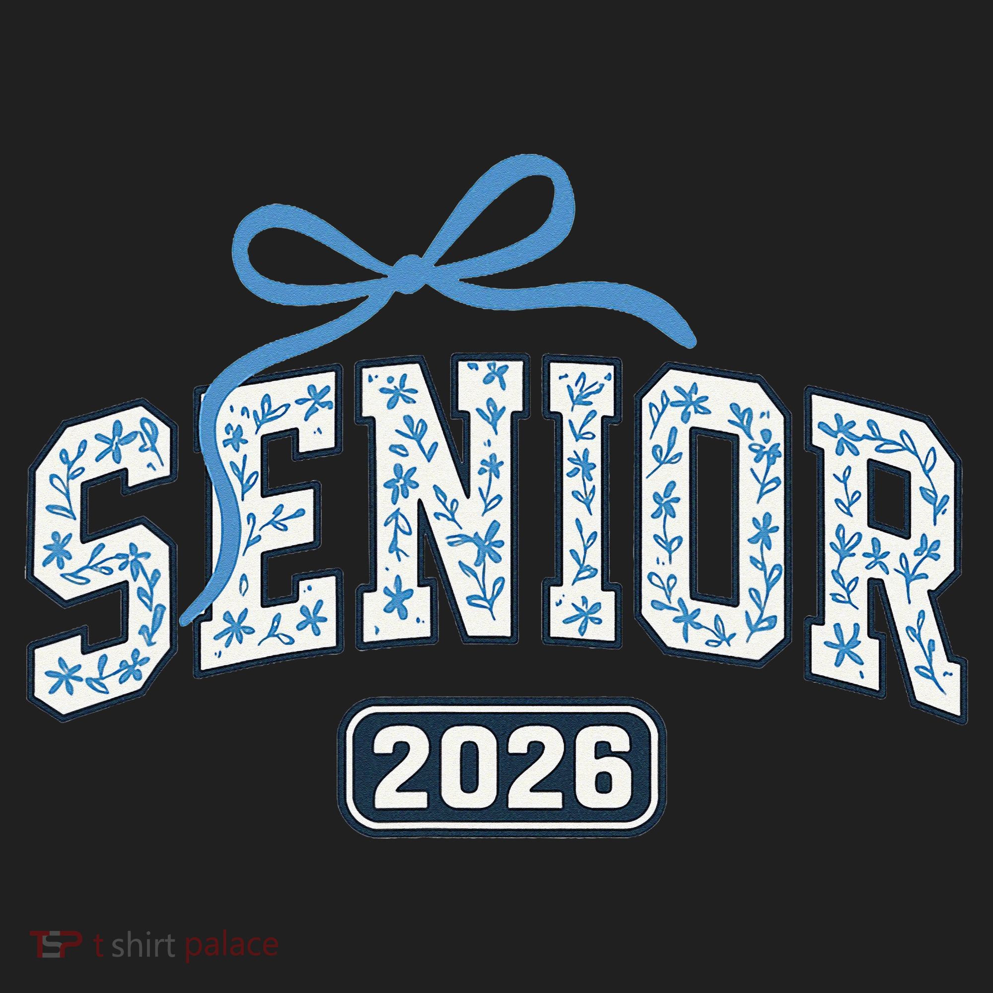 Senior 2026 Graduation Floral Pattern Tumbler