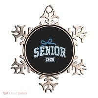 Senior 2026 Graduation Floral Pattern Ornament thumb 0