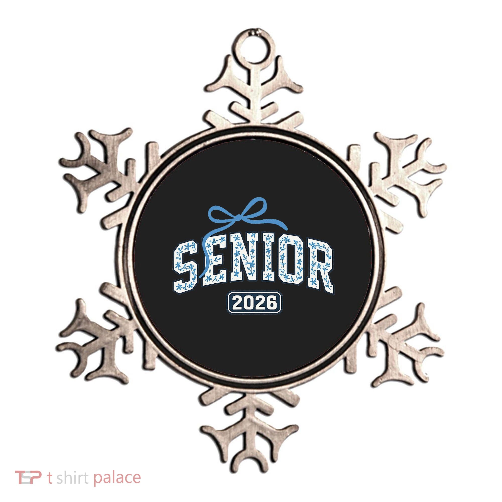 Senior 2026 Graduation Floral Pattern Ornament