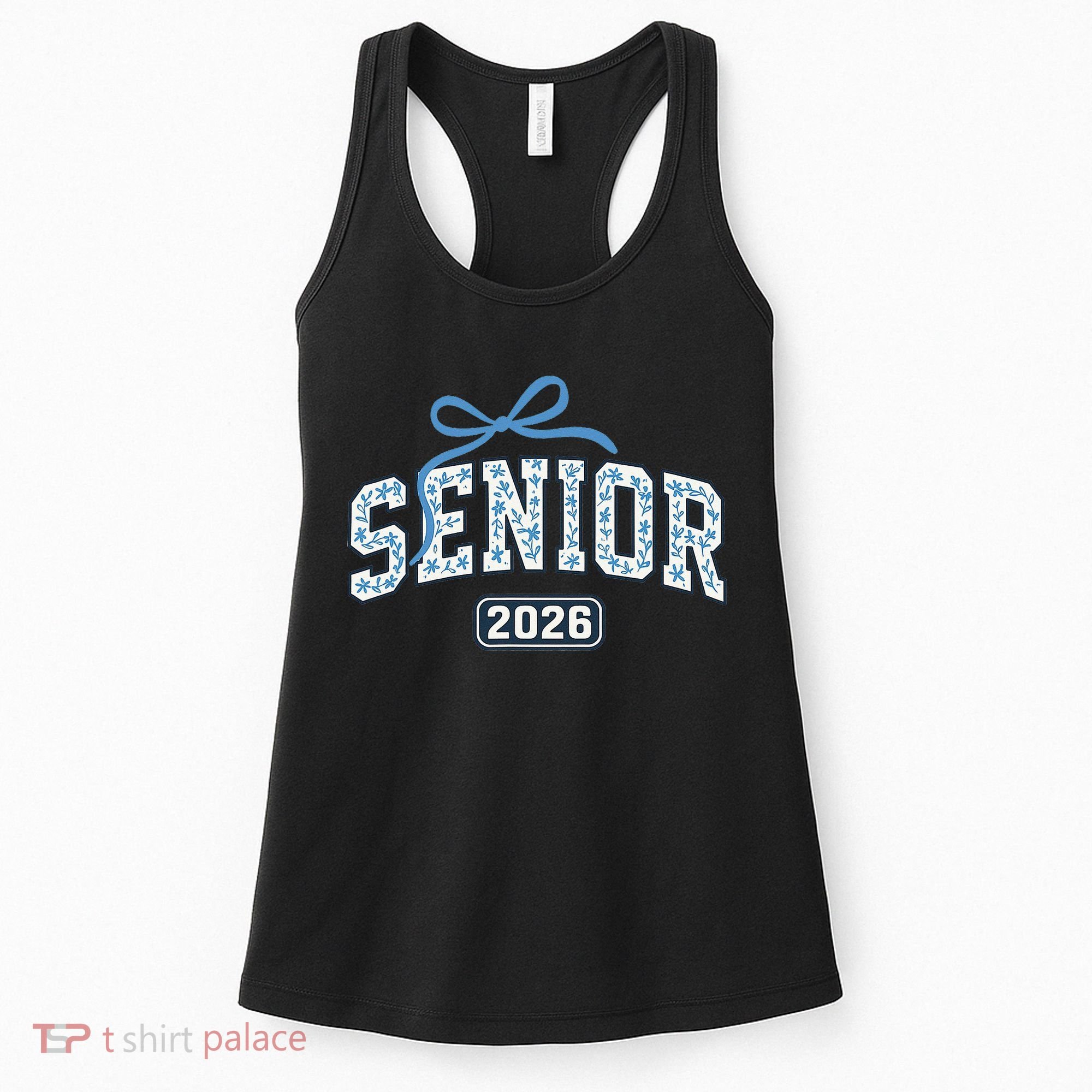 Senior 2026 Graduation Floral Pattern Women's Tank Top